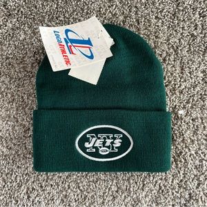 Vintage Logo Athletic New York Jets Beanie Hat